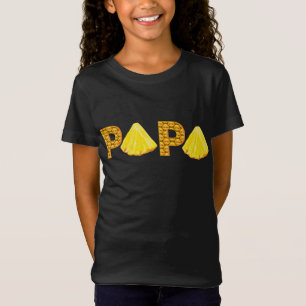 Papa Pineapple Aloha Beaches Hawaii Hawaiian Fathe T-Shirt
