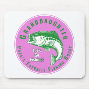Papa’s Favorite Fishing Buddy Mouse Mat