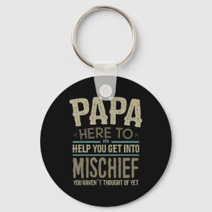 Papa S From Grandchildren For Men Fathers Day Papa Key Ring