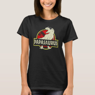 Papa Saurus Dinosaur Papasaurus Rex Family Matchin T-Shirt