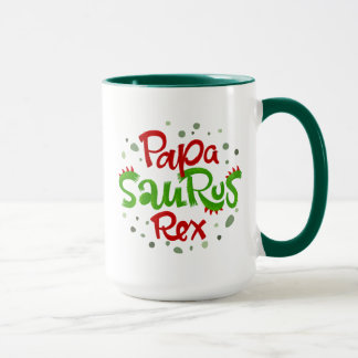 Papa Saurus Rex Graphic Mug