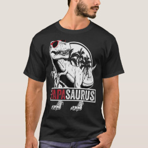 Papa Saurus rex Men Father's Day Family Matching T-Shirt