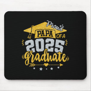 Papa Senior 2025 Proud Papa Of A Cl Of 2025 Gradua Mouse Mat