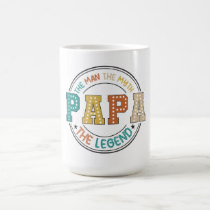 PAPA: The Man, The Myth, The Legend Coffee Mug