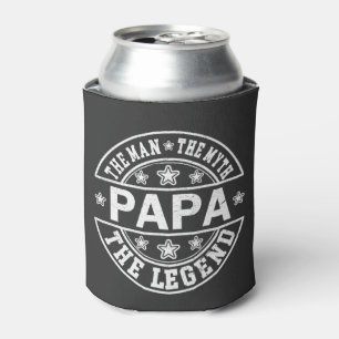 Papa The Man The Myth The Legend Father Day Can Cooler