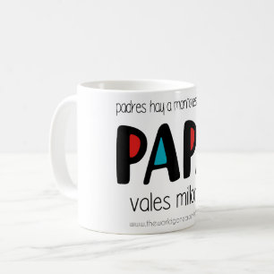Papa vales millones coffee mug