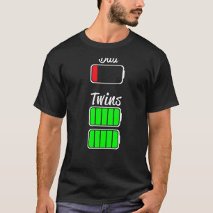 Papa Von Zwillen Expectant Dad Of Twins T-Shirt
