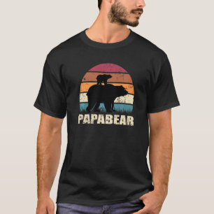 Papabear Daddy Bear Family Baby Newborn Bear Papa  T-Shirt