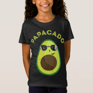 Papacado Avocado Dad Summer Fruit Father Guacamole T-Shirt