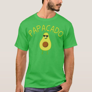 Papacado Funny Avocado Dad Fatherx27s Day Gift T-Shirt