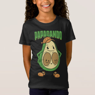 Papacado Vegan Dad Father's Day Fruit Avocado Love T-Shirt