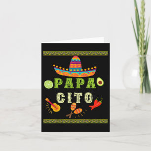 Papacito Family Cinco De Mayo Tee Mexican Dad Men Card