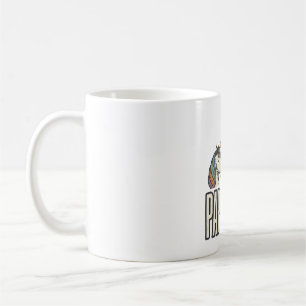 Papacorn Unicorn Dad Vintage Engraving T-Shirt Des Coffee Mug
