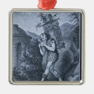 Papageno: "I am the birdcatcher Metal Tree Decoration