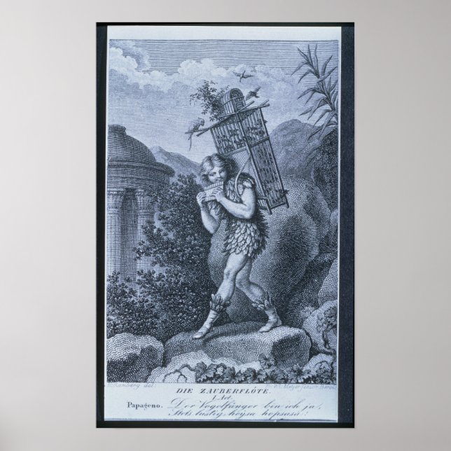 Papageno: "I am the birdcatcher Poster (Front)