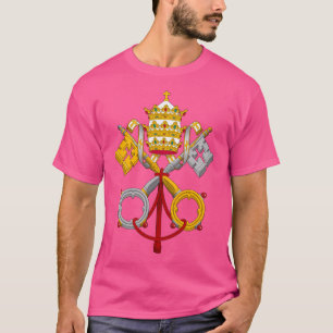 Papal Coat Of Arms Crossed Keys T-Shirt