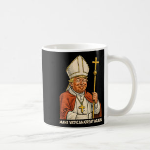 Papal Trump Fun Design With Pope Vestments 1  Coffee Mug