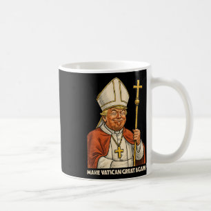 Papal Trump Fun Design With Pope Vestments Coffee Mug