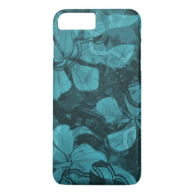 Papaloa Hibiscus Hawaiian Lava Rock Painting Case-Mate iPhone Case (Back)