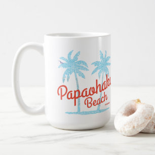 Papaohaku Beach Molokai Hawaii Vintage Coral Type Coffee Mug