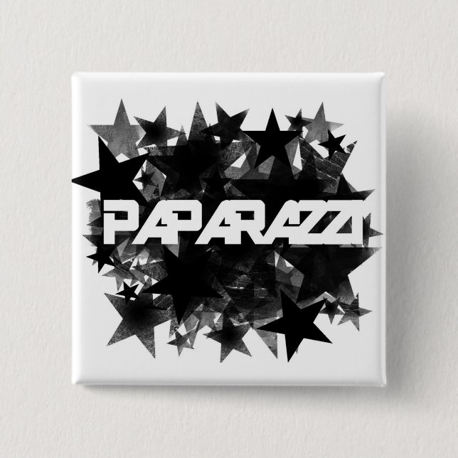 Paparazzi Clustered Star 15 Cm Square Badge (Front)