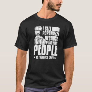 Paparazzi Photos Photographer Camera Photography T-Shirt