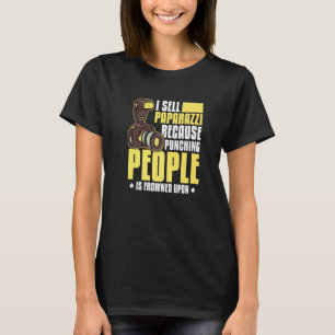 Paparazzi Photos Photographer Camera Photography   T-Shirt