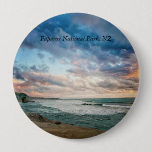 Paparoa National Park, NZ, 10 Cm Round Badge
