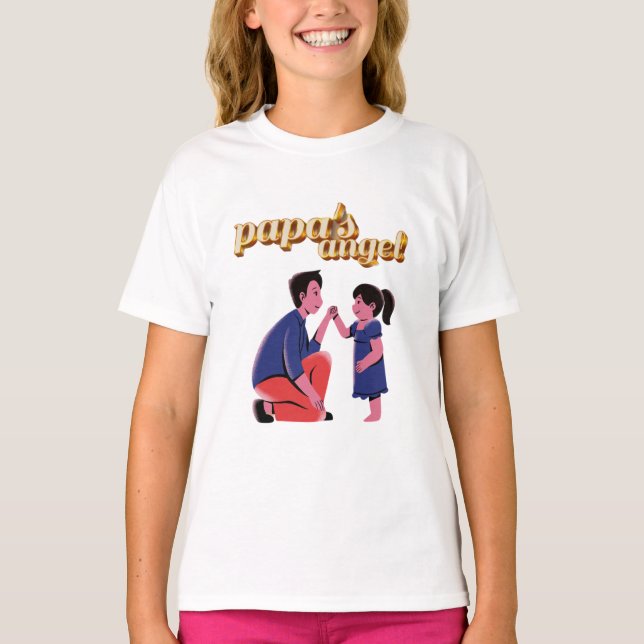 papa's angel T-Shirt (Front)