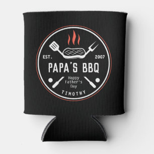 Papa's BBQ Father's Day Can Cooler