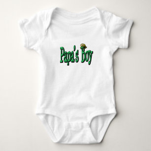 Papa's Boy Baby Bodysuit
