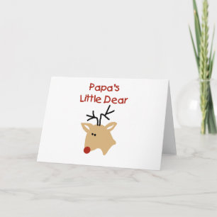 Papa's Dear Tshirts and Gifts Holiday Card