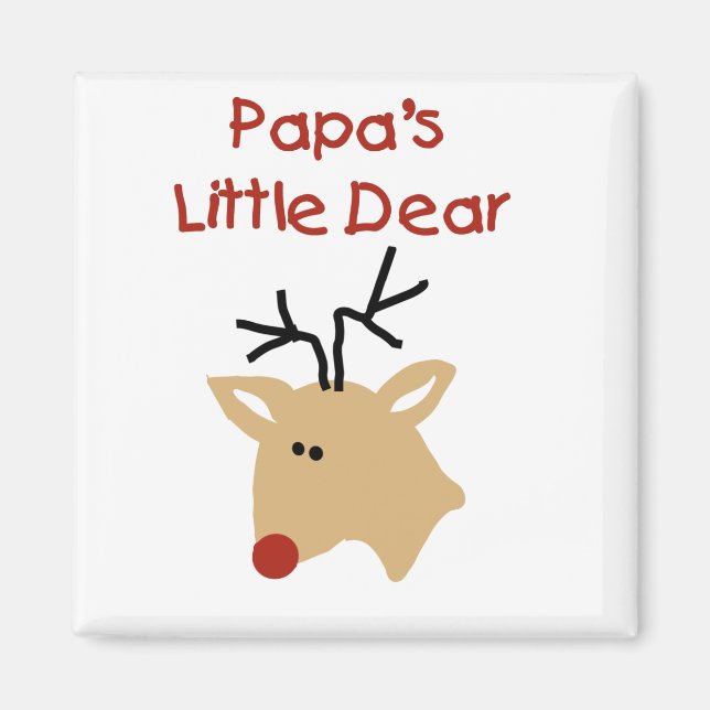 Papa's Dear Tshirts and Gifts Magnet (Front)