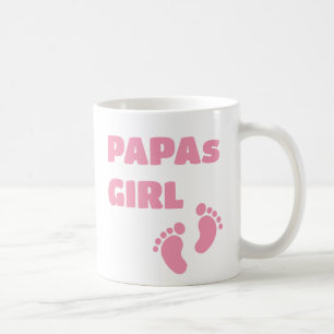 Papas Girl - Footprints Coffee Mug