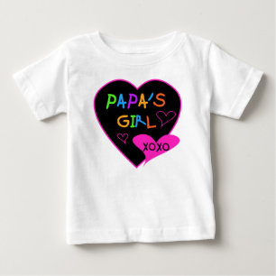 Papa's Girl Tees, Hats, Mugs, Buttons, clothing Baby T-Shirt
