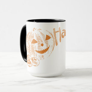 Papa's Posse of Halloween Jack o Lanterns Mug