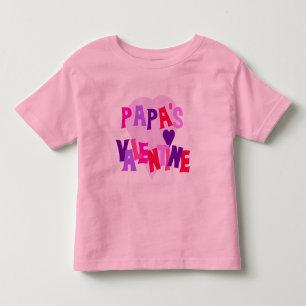 Papa's Valentine Toddler T-shirt