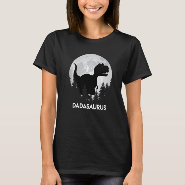 Papasaurus Daddy Father T-Shirt (Front)