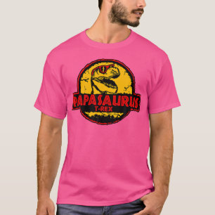 Papasaurus Dinosaur Dadasaurus Rex Funny Dino Dad T-Shirt