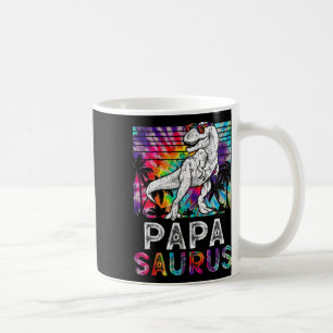 Papasaurus Dinosaur Papa Saurus Family Matching Ti Coffee Mug