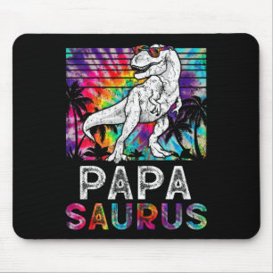 Papasaurus Dinosaur Papa Saurus Family Matching Ti Mouse Mat