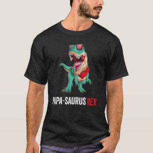 Papasaurus Rex Autism Awareness Proud Dad Father's T-Shirt