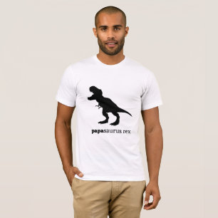 papasaurus rex family dinosaur tee