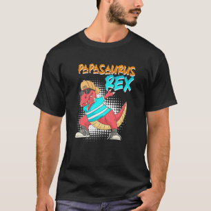 Papasaurus Rex Father Daddy T-Shirt