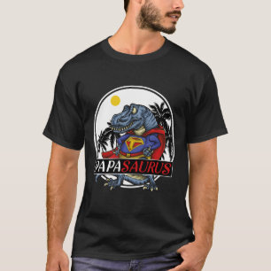 papasaurus t-rex, funny papa dinosaur gift T-Shirt