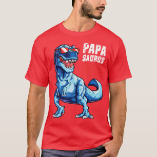 Papasaurus T rex Papa Saurus Dinosaur Men Dad Dadd T-Shirt