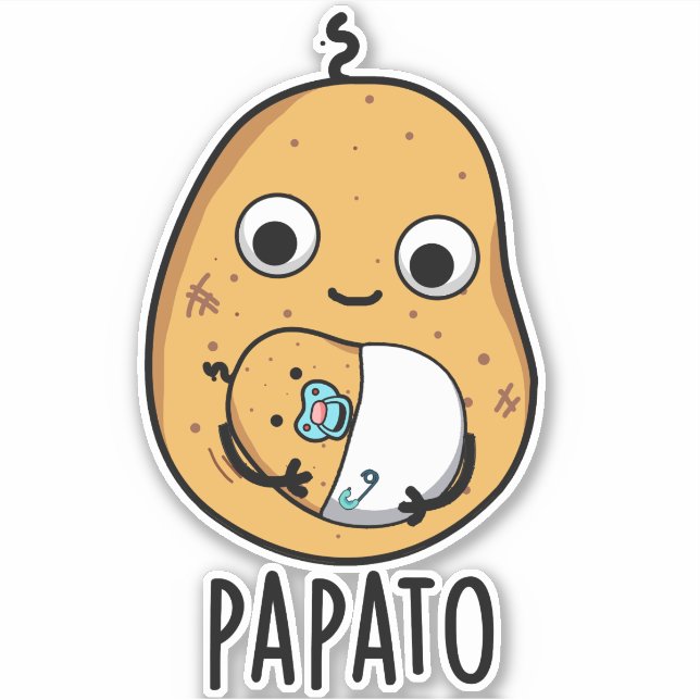Papato Funny Potato Pun  (Front)