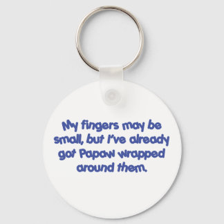 Papaw&apos;s Wrapped (Blue) Key Ring