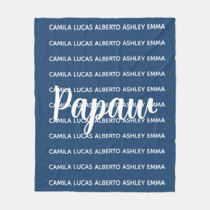 Papaw Blanket, Papaw Gift For Grandpa Blanket Pers