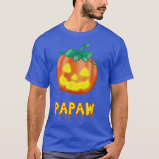 Papaw Funny Halloween Family JackOLantern Pumpkin T-Shirt